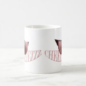 チーズをカスタマイズ可能 コーヒーマグカップ (中央)