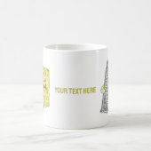 チーズをグレーター食べ物でグレーチングおもしろいする コーヒーマグカップ (中央)