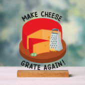 チーズを再び焼く アクリルサイン (ニュートラル)