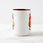 チーズを再び焼く ツートーンマグカップ (中央)