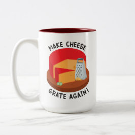 チーズを再び焼く ツートーンマグカップ
