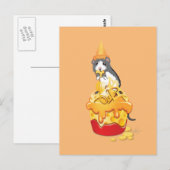 チーズを得打つネズミ ポストカード (正面/裏面)