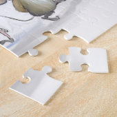 チーズを持ち込む(オリーブと)パズル ジグソーパズル (側面)