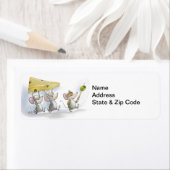 チーズを持ち込む（オリーブと）住所 シール (インサイチュ)