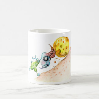 チーズを持つヤギ コーヒーマグカップ