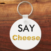 チーズを言う キーホルダー (正面)