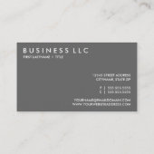 チーズを言って下さい。 (カスタマイズ可能な色) 名刺 (裏面)