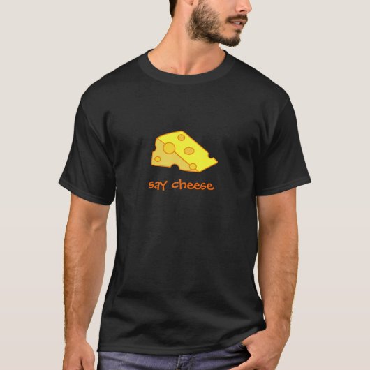 チーズを言って下さい! Tシャツ (正面)