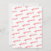 チーズィフォンデュフィエスタハートポットワインフォンデュパーティー 招待状 (裏面)