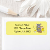 チーズイエロー差出人住所ラベル ラベル (インサイチュ)