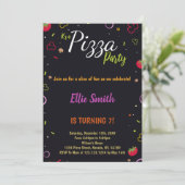 チーズイモダンパーティーカー子供へド、10代または大人 招待状 (スタンド正面)