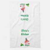 チーズカエルきのこマウスキッチンハンドタオル キッチンタオル (縦)