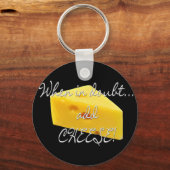 チーズキーチェーンの追加 キーホルダー (正面)