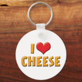チーズキーチェーン大好き キーホルダー (正面)