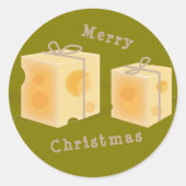 チーズギフトボックス ラウンドシール (正面)