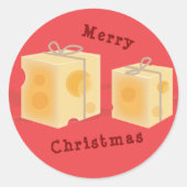 チーズギフトボックス ラウンドシール (正面)