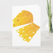 チーズグリーティングカードのブロック カード (正面)