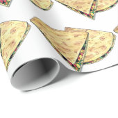 チーズケサディラスメキシコ食品前菜ケソ ラッピングペーパー (ロールコーナー)