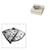 チーズケサディラスメキシコ食品前菜ケソ ラバースタンプ (押印)