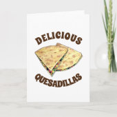 チーズケサディラスメキシコ食品前菜 カード (正面)