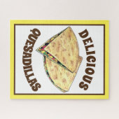 チーズケサディラスメキシコ食品前菜 ジグソーパズル (横)