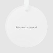 チーズケソローミルクアクリルオーナメント オーナメント (裏面)