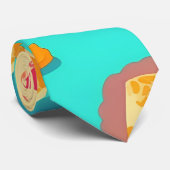 チーズケパステルカラフルパタパーソナライズされたーン ネクタイ (ロール)