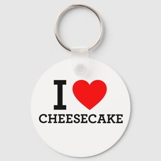 チーズケーキが大好き キーホルダー (正面)