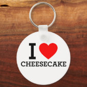 チーズケーキが大好き キーホルダー (正面)