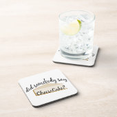 チーズケーキって誰か? コースター (右側)