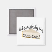 チーズケーキって誰か? マグネット (正面/裏面)