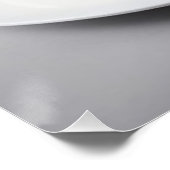 チーズケーキとイチゴがトップ ポスター (コーナー)