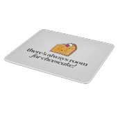 チーズケーキのための部屋が常にあります カッティングボード (角)