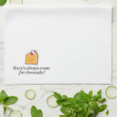 チーズケーキのための部屋が常にあります キッチンタオル (折り畳み)