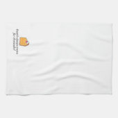 チーズケーキのための部屋が常にあります キッチンタオル (横)