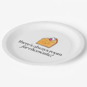 チーズケーキのための部屋が常にあります ペーパープレート (アングル)