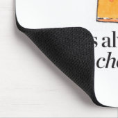 チーズケーキのための部屋が常にあります マウスパッド (コーナー)