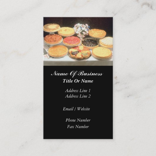 チーズケーキのベーカリーの名刺 名刺 (正面)