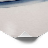 チーズケーキの水彩スケッチ ポスター (コーナー)