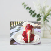 チーズケーキはがき ポストカード (スタンド正面)