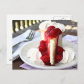 チーズケーキはがき ポストカード (正面/裏面)