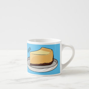 チーズケーキイラストレーション エスプレッソカップ