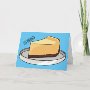 チーズケーキイラストレーション カード