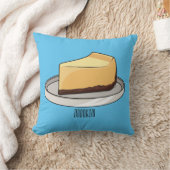 チーズケーキイラストレーション クッション (ブランケット)