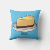 チーズケーキイラストレーション クッション (裏面)