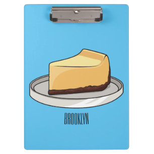 チーズケーキイラストレーション クリップボード