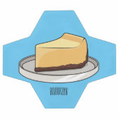 チーズケーキイラストレーション サッカーボール (フラット)