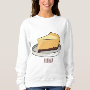 チーズケーキイラストレーション スウェットシャツ