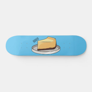 チーズケーキイラストレーション スケートボード