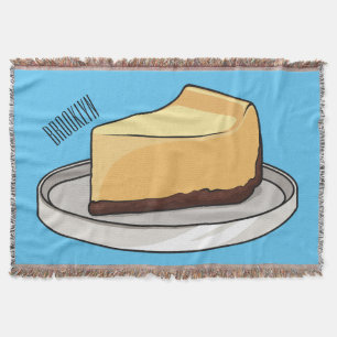チーズケーキイラストレーション スローブランケット